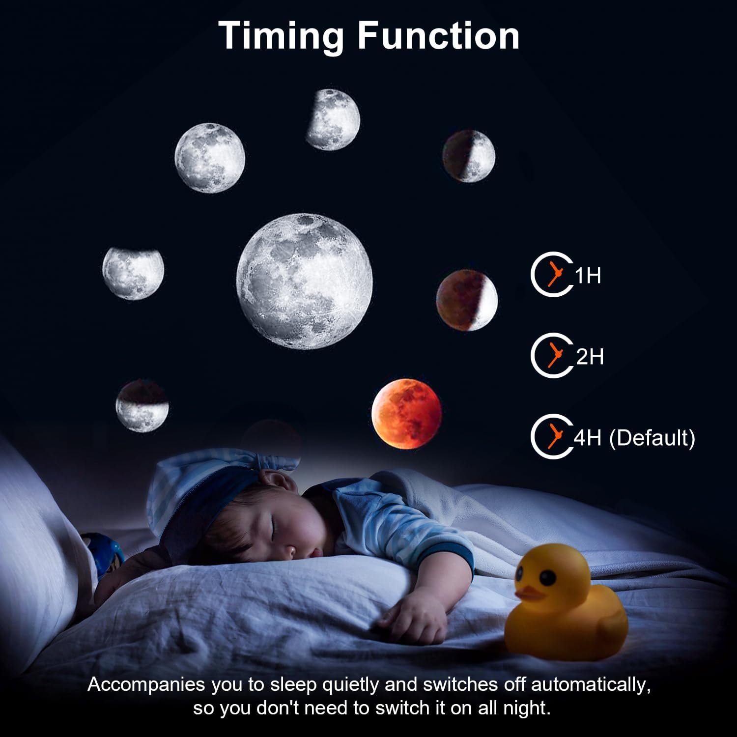 Galaxy Projector Night Light, 13-in-1 Star Projector for Bedroom, White - Image 6