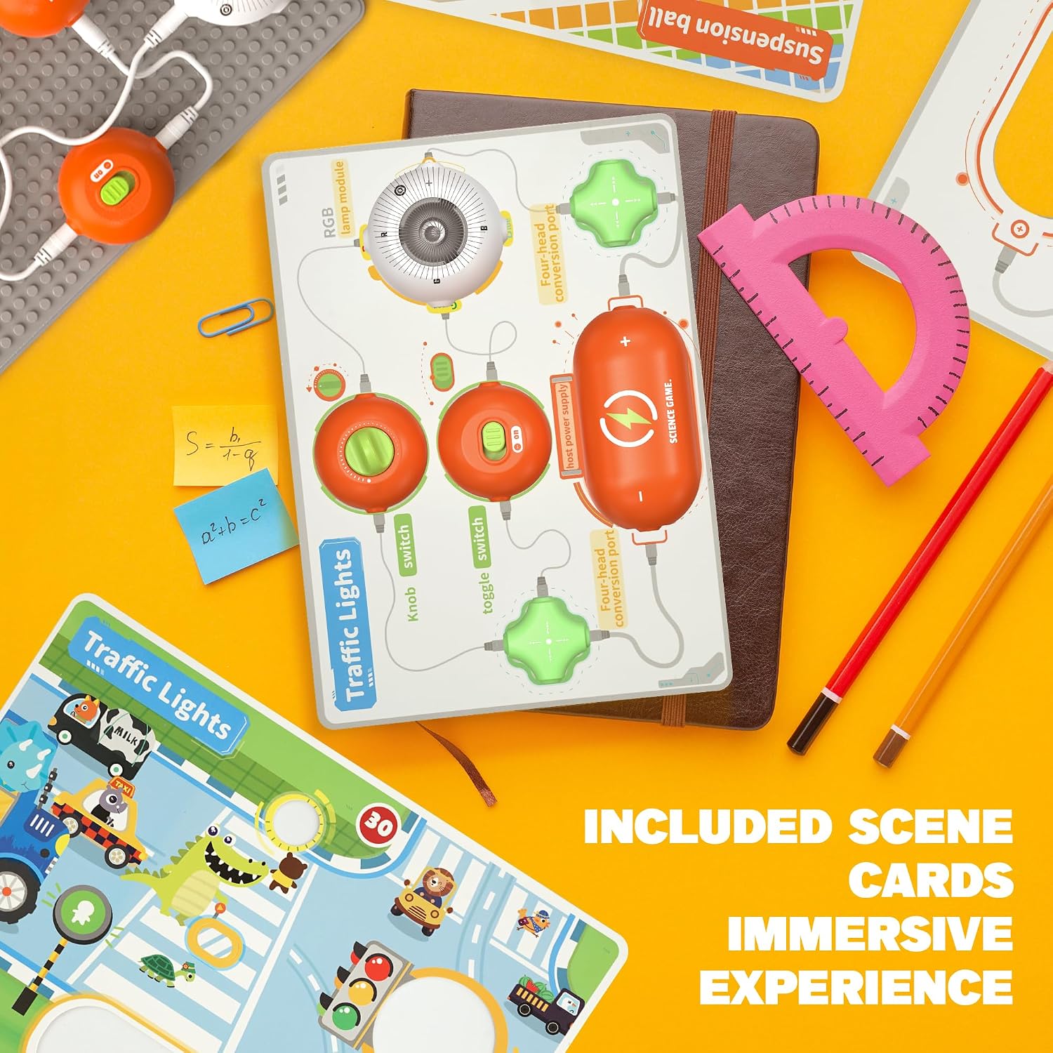 Science Kits for Kids - STEM Kits for Kids, Electronics Exploration Kit, Over 420 Projects, 35 Circuit Parts & 320 Projects, 16 Circuit Parts - Image 8