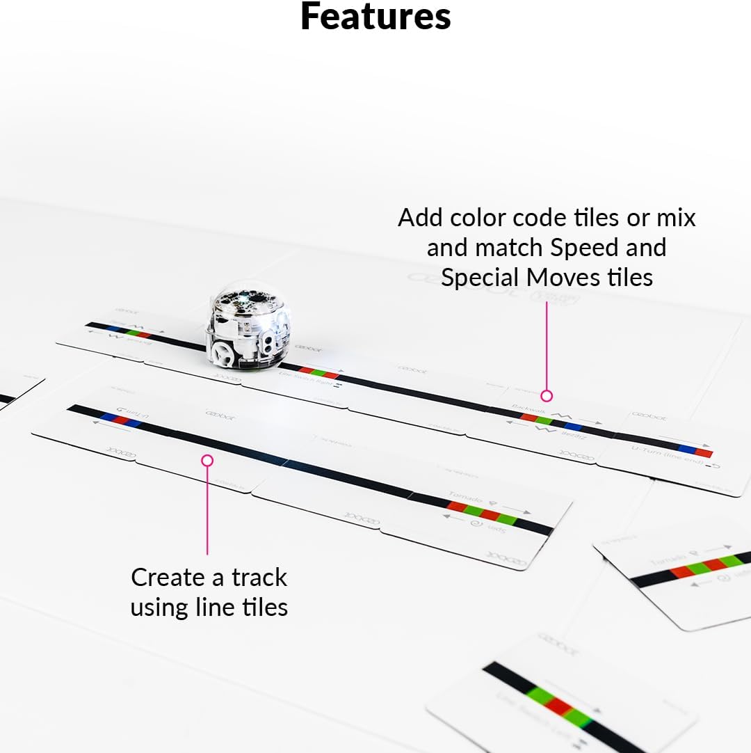 Ozobot Color Code Magnets Special Moves Kit, Interactive Coding Learning Tool for Kids Ages 5+,Enhances Logic & Problem Solving Skills,18 Tiles,Evo & Color Codes Magnets Base Kit Required Not Included - Image 6