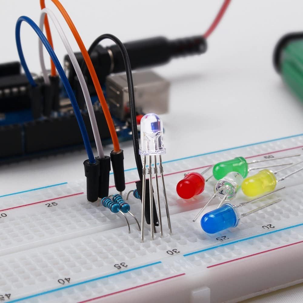 REXQualis Super Starter Kit Based on Arduino UNO R3 with Tutorial and Controller Board Compatible with Arduino IDE - Image 8