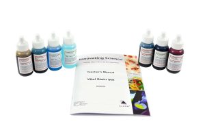 AmScope SK-6 Vital Stain Kit, 7 Bot...