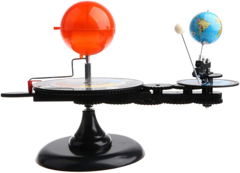Sun Earth Moon Orbital Model with Light, Kids Solar System Model Astronomical Science Educational Kits - Image 3