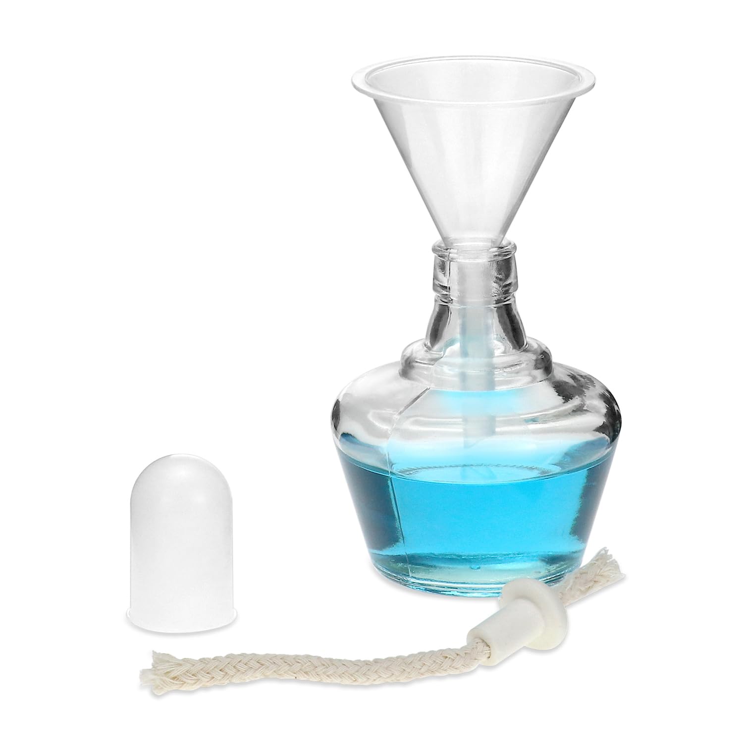 QWORK 12 Pieces 100 ML Home Distillation Apparatus Set - to Making Essential Oil, Chemistry Glass Distilling, Lab Glassware Kit - Image 2