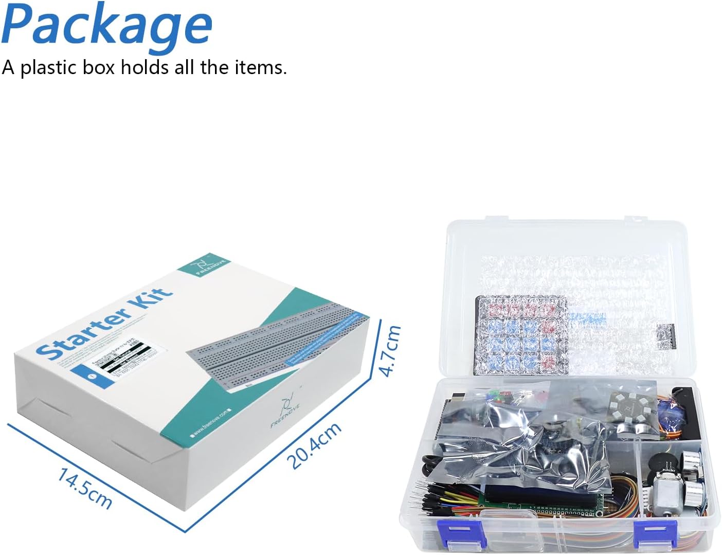 Freenove ESP32 Kit Dev CAM Board Ultimate Starter Kit, Dual-core 32-bit 240 MHz Microcontroller, Onboard Camera WiFi+BT, 795-Page Tutorial, Python C Java Code, 122 Projects, 240 Items - Image 7