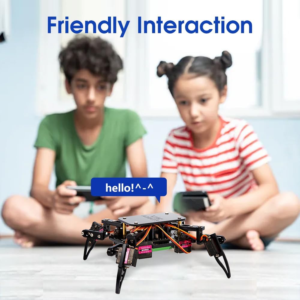 ACEBOTT Science Kits Spider Robot Building Kit STEM Crawling Robot Gifts for Kids Boys Ages 8-12 Girls, Scientific Coding Robotic Technic Creative DIY Toys for Birthday - Image 7