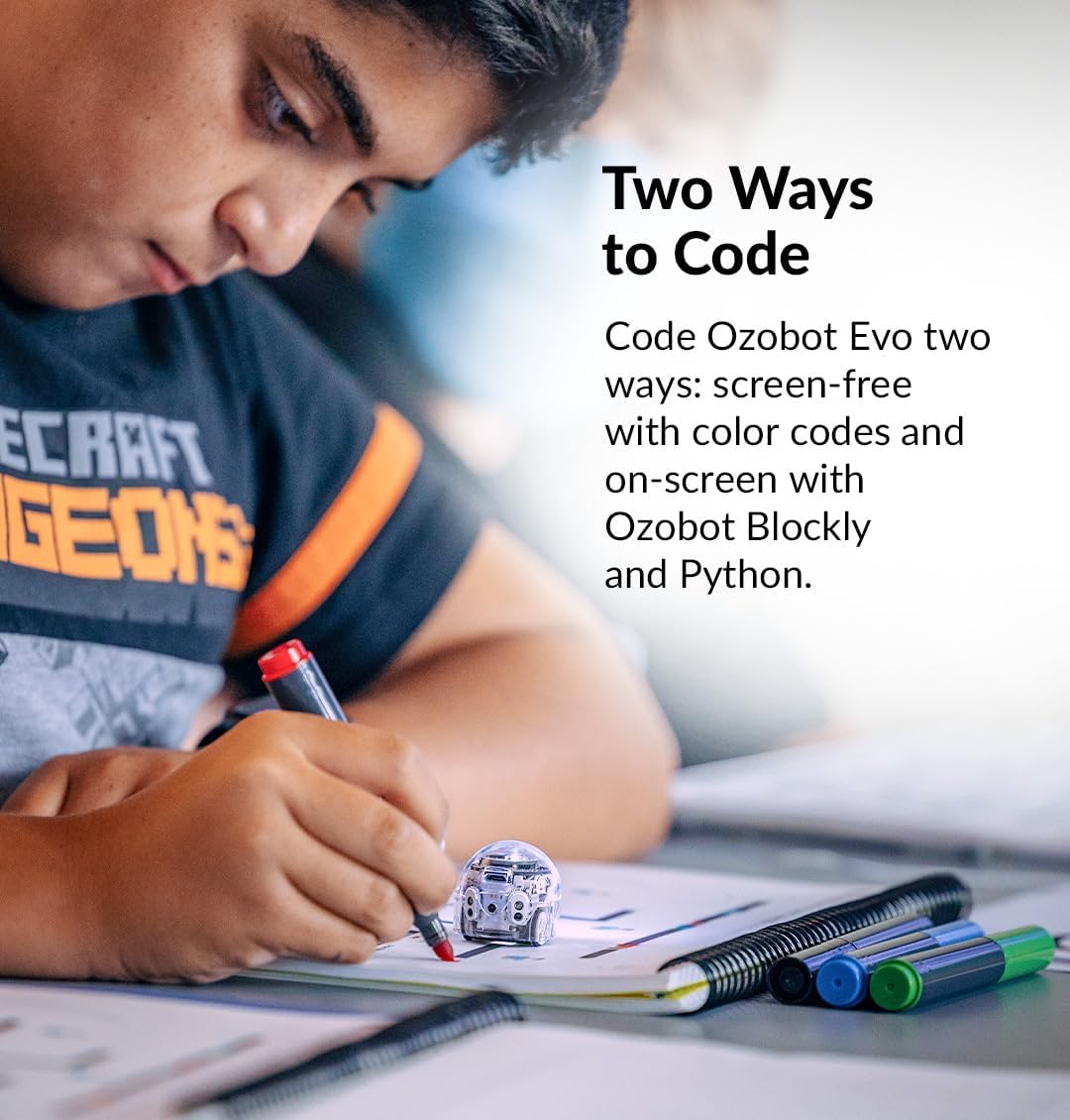 Ozobot Evo Coding Robot Kit | Ages 5-11 | STEM Coding for Kids & Teachers - Image 6
