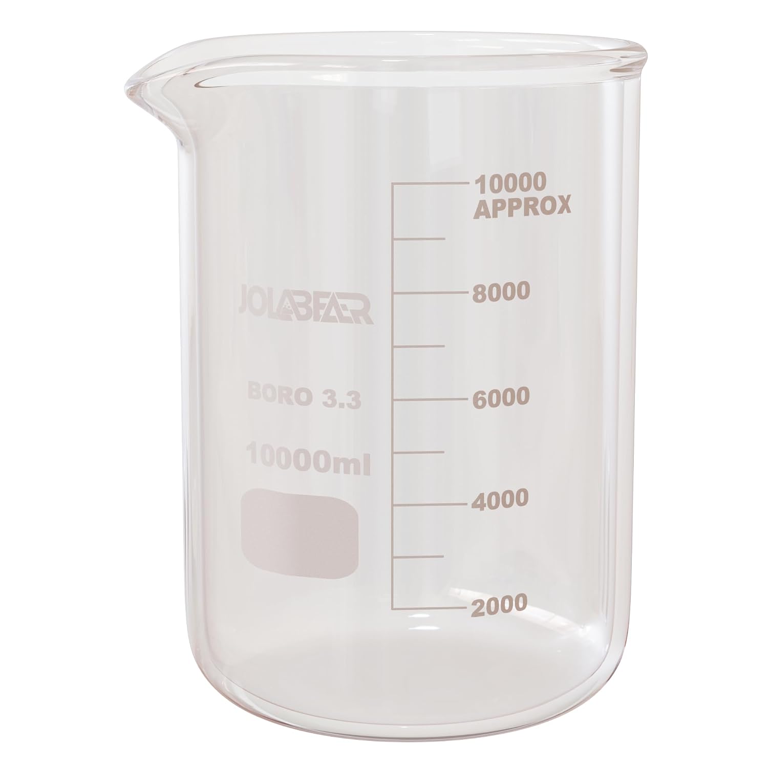 JOLABEAR 10000ml/10L Durable Glass Beaker, 3.3 Borosilicate - Image 6