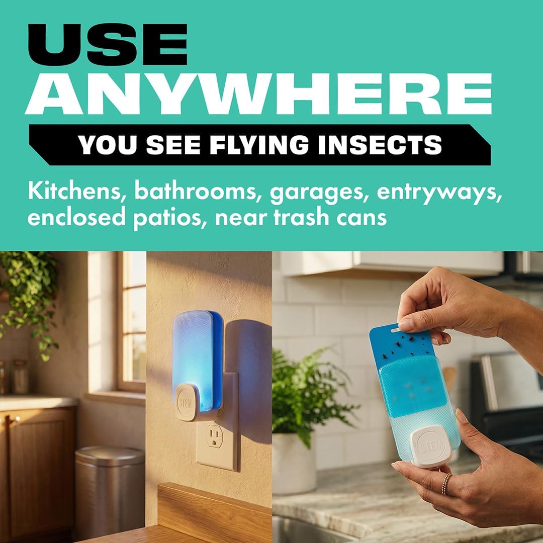 STEM Flying Insect Light Trap Refill Cartridges, Insecticide-Free, 6 Count - Image 4