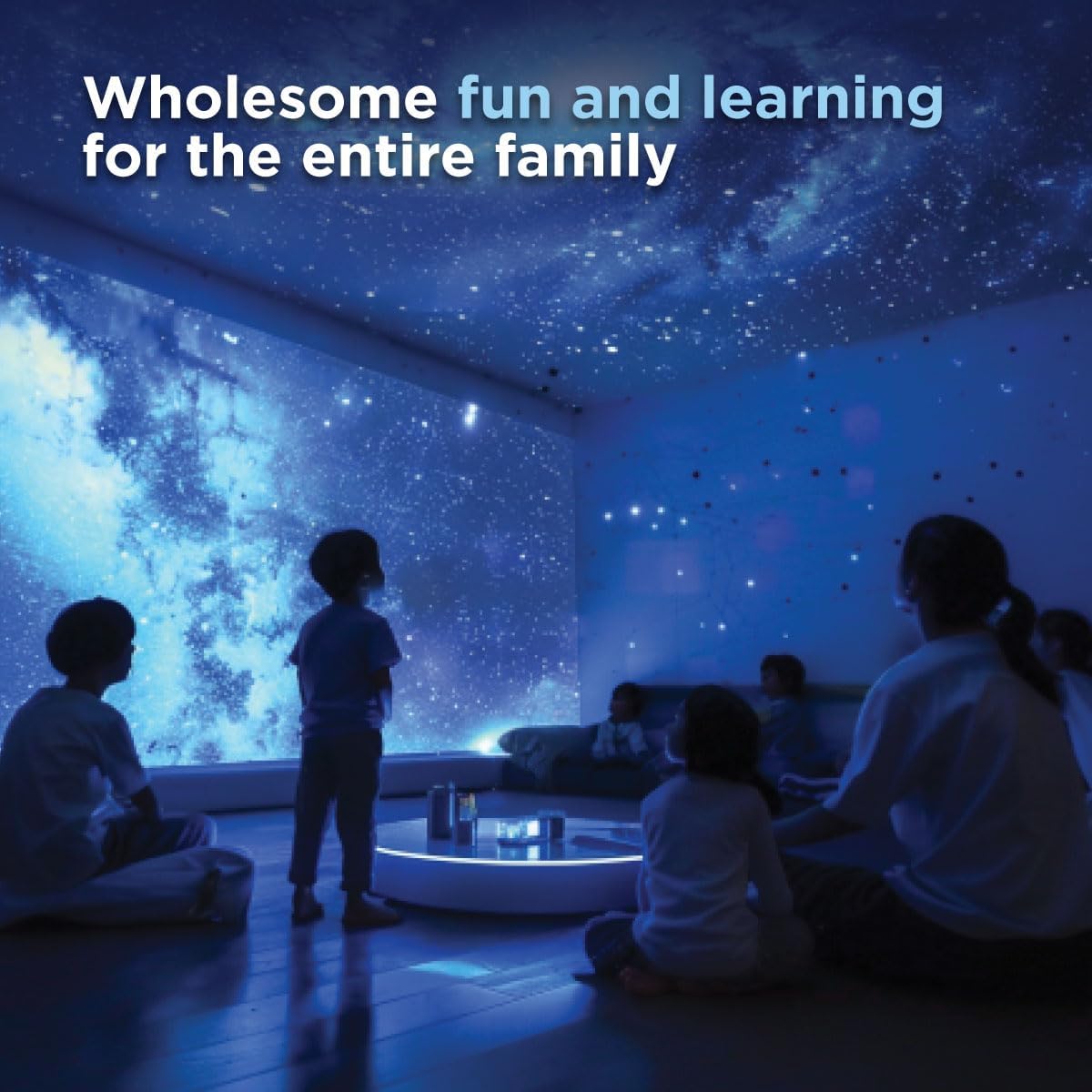 The Thames & Kosmos Planetarium Projector Essential STEM Tool | Illuminate Your Room as a Planetarium Theater | Dual Projector Casts Star Maps & Space-Themed Images from the James Webb Space Telescope - Image 6