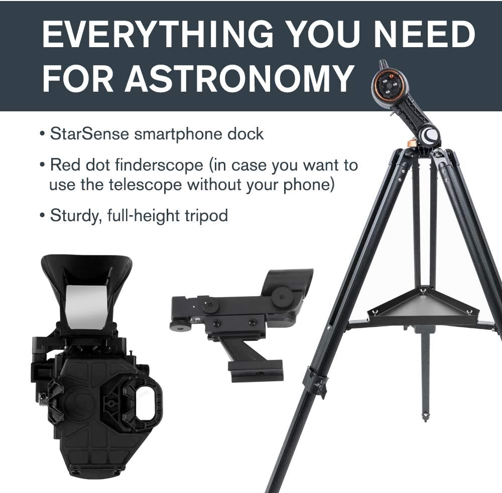 Celestron StarSense Explorer DX 130AZ Smartphone Guided Newtonian Telescope - Image 6