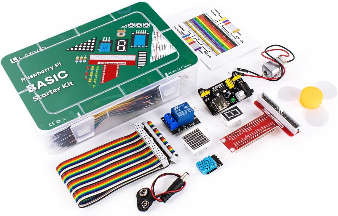 LAFVIN Basic Starter Kit for Raspberry Pi Development Board Breadboard LCD1602 Module Python C Java Scratch Beginner Kit - Image 6