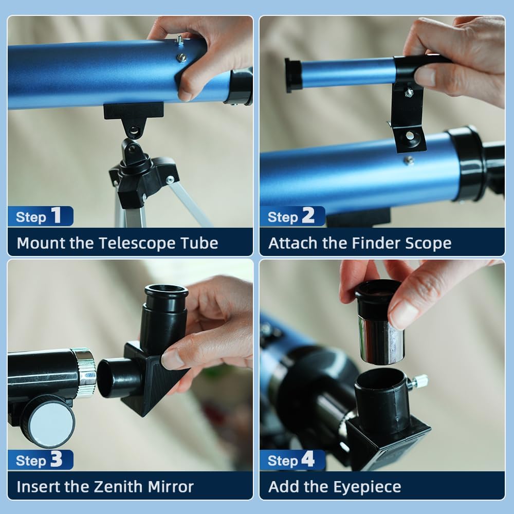 Telescope for Kids, 50mm 100x Beginner Telescope with Tripod - Image 9