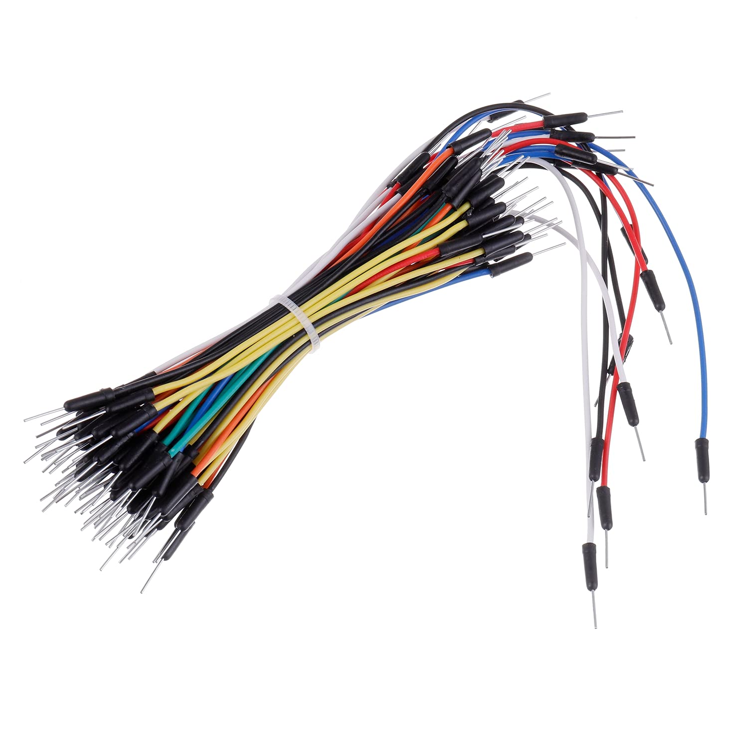 BOJACK 3 Values 130 Pcs Solderless Breadboard 4 Pcs 830 Tie Points & 400 Tie Points & 126 Pcs Flexible Breadboard Jumper Wires - Image 3