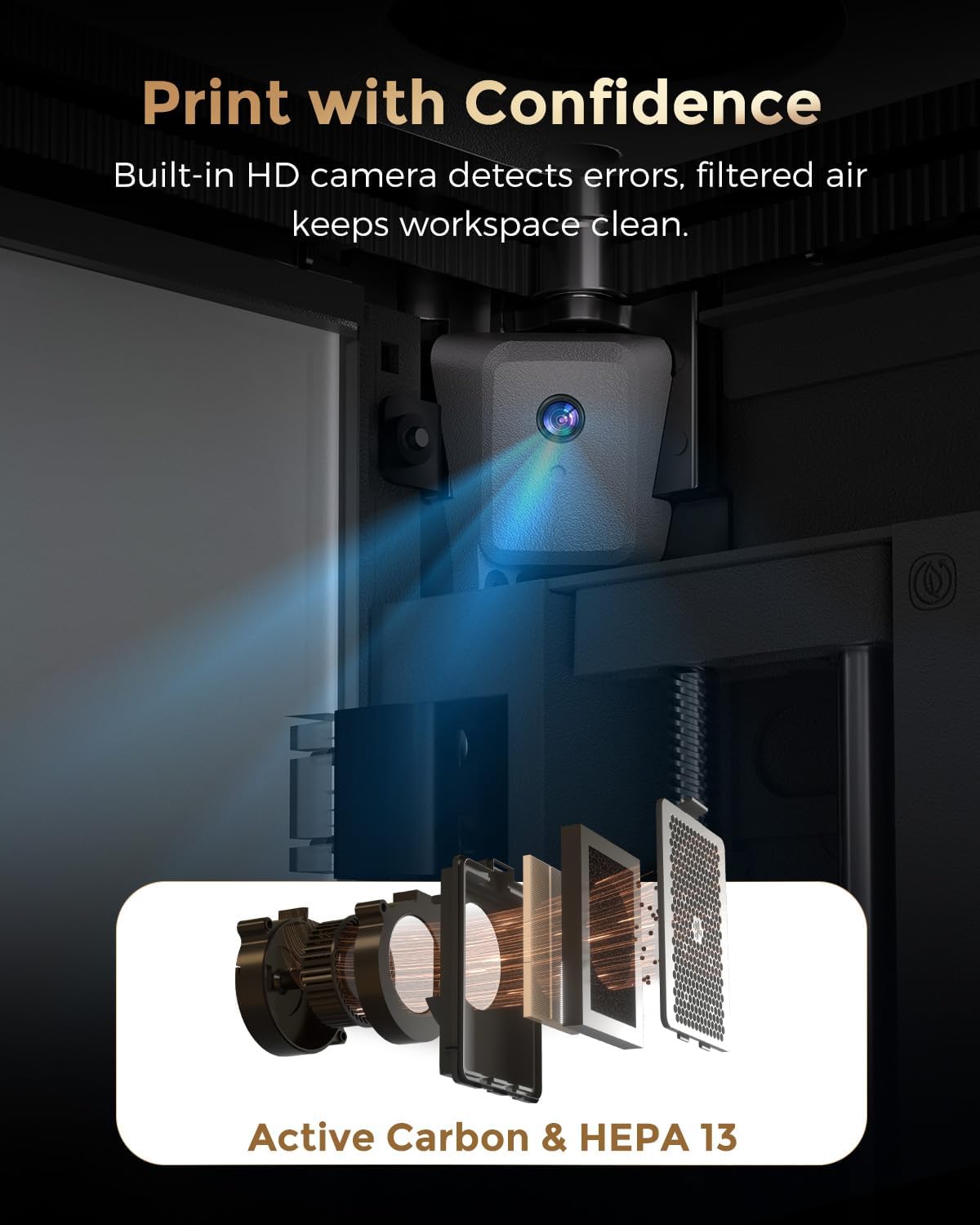 FLASHFORGE Creator 5 Pro 4-Toolhead 3D Printer, Industrial Multi-Material & Color Printing, 65°C Active Heated Chamber, Near-Zero Waste System, CoreXY 600mm/s Printing - Image 7