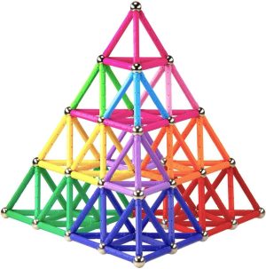 165PCS Magnetic Building Blocks Toy...