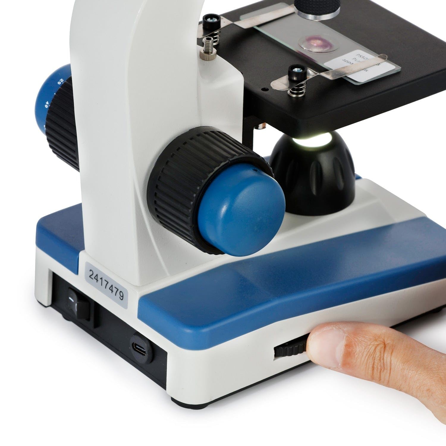 AmScope M150C1000X All-Metal Optical Glass Lenses Cordless LED - Image 3