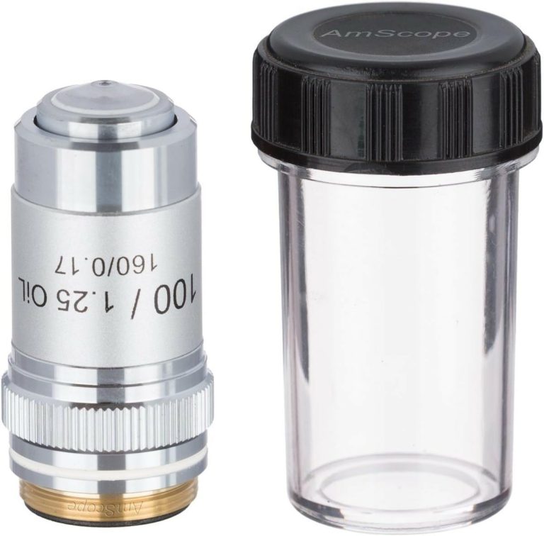 AmScope A100X 100X Oil Achromatic Microscope Objective