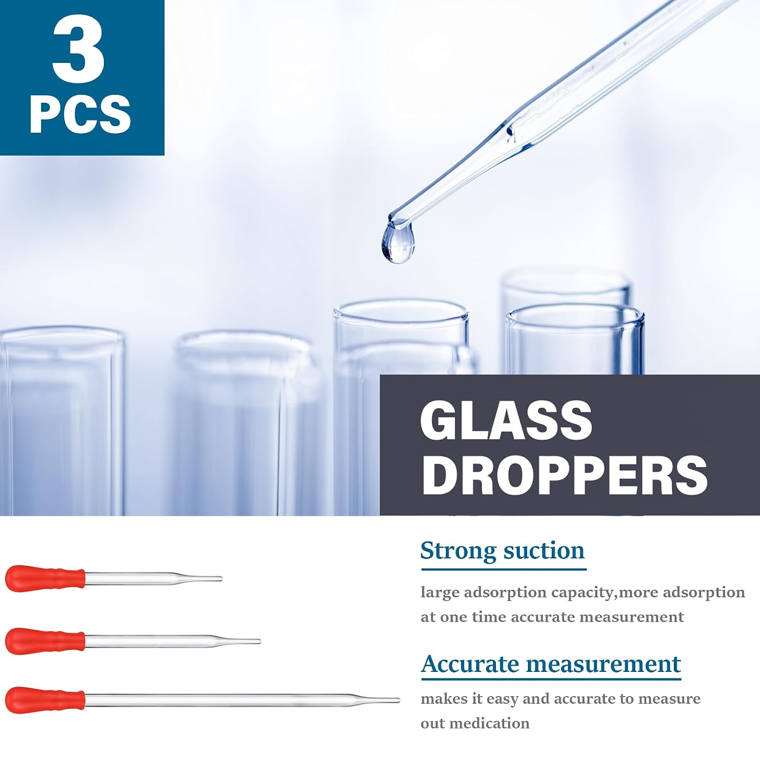 Frienda 20 Pcs 50/100/250/500/1000ml Lab Glassware Beaker Set - Image 3