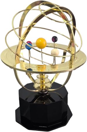 Rotating Solar System Metal Ornamen...