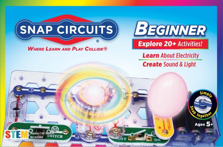 SNAP CIRCUITS Beginner SCB-20 STEM Electronics Toy for Kids Ages 5-9
