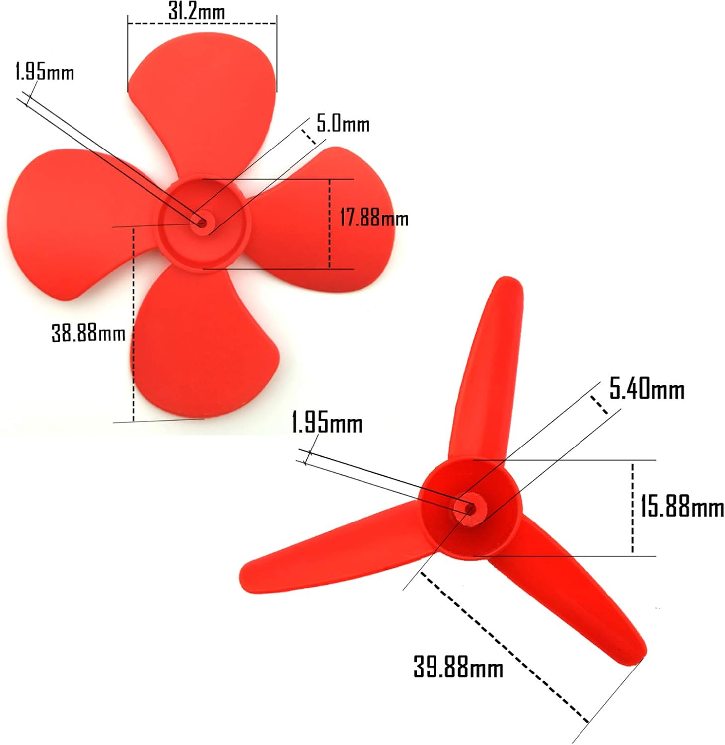 EUDAX 6 Set Rectangular Mini Electric 1.5-3V 24000RPM DC Motor with 84 Pcs Plastic Gears,Electronic Wire, 2 x AA Battery Holder,Boat Rocker Switch,Shaft Propeller for DIY Science Projects - Image 9