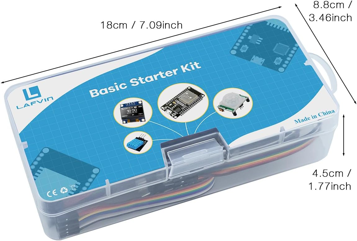 LAFVIN Basic Starter Kit for ESP32 ESP-32S WiFi IoT Development Board with Tutorial Compatible with Arduino IDE - Image 6