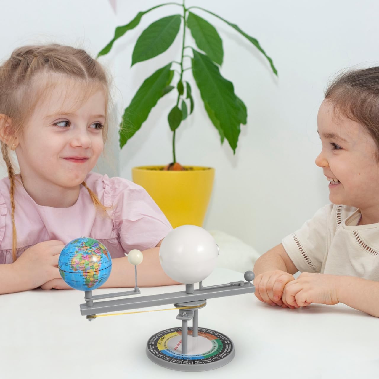 Alasum Sun Earth Moon Orbital Model Educational Apparatus Astronomy Science Kit for Classroom Teaching and Simulation Planetary Movements Learning Toy 8.26X6.69X4.13In - Image 8