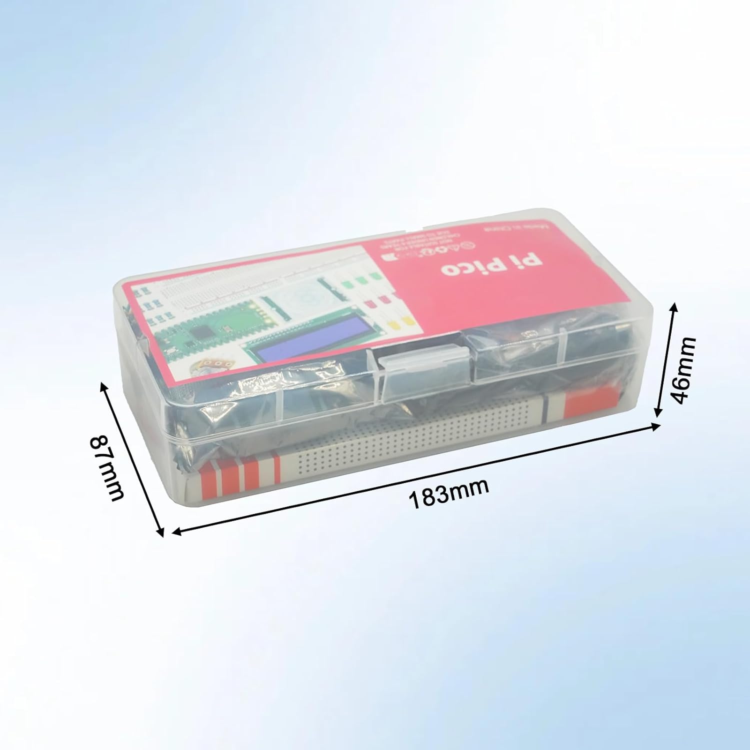 Basic Starter Kit for Raspberry Pi Pico RP2040, Microcontroller Learning Kit with LCD1602 Display and SG90 Servo, Supports MicroPython and C/C++, Educational Electronics Kit for Beginners and Students - Image 7