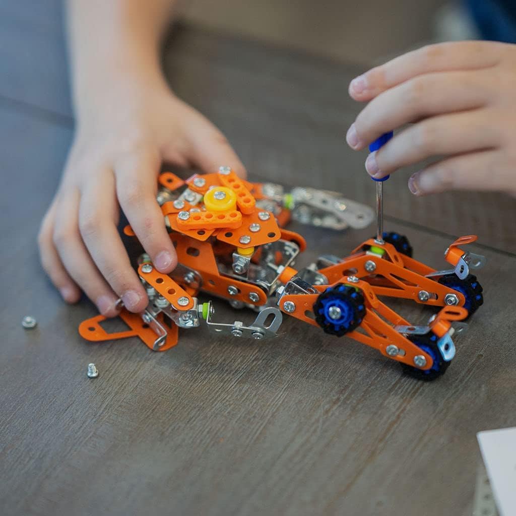 Erector Set for Boys & Girls - Metal Model Kits for Adults, Teens & Advanced Kids - Stem Toys - Build A Robot or Excavator - Educational & Engineering Toys - Building Kit | 389 pcs - Image 7