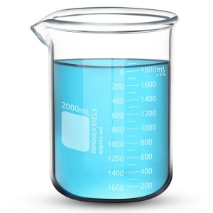 Heavy Duty 2000ML Glass Beaker, Whi...