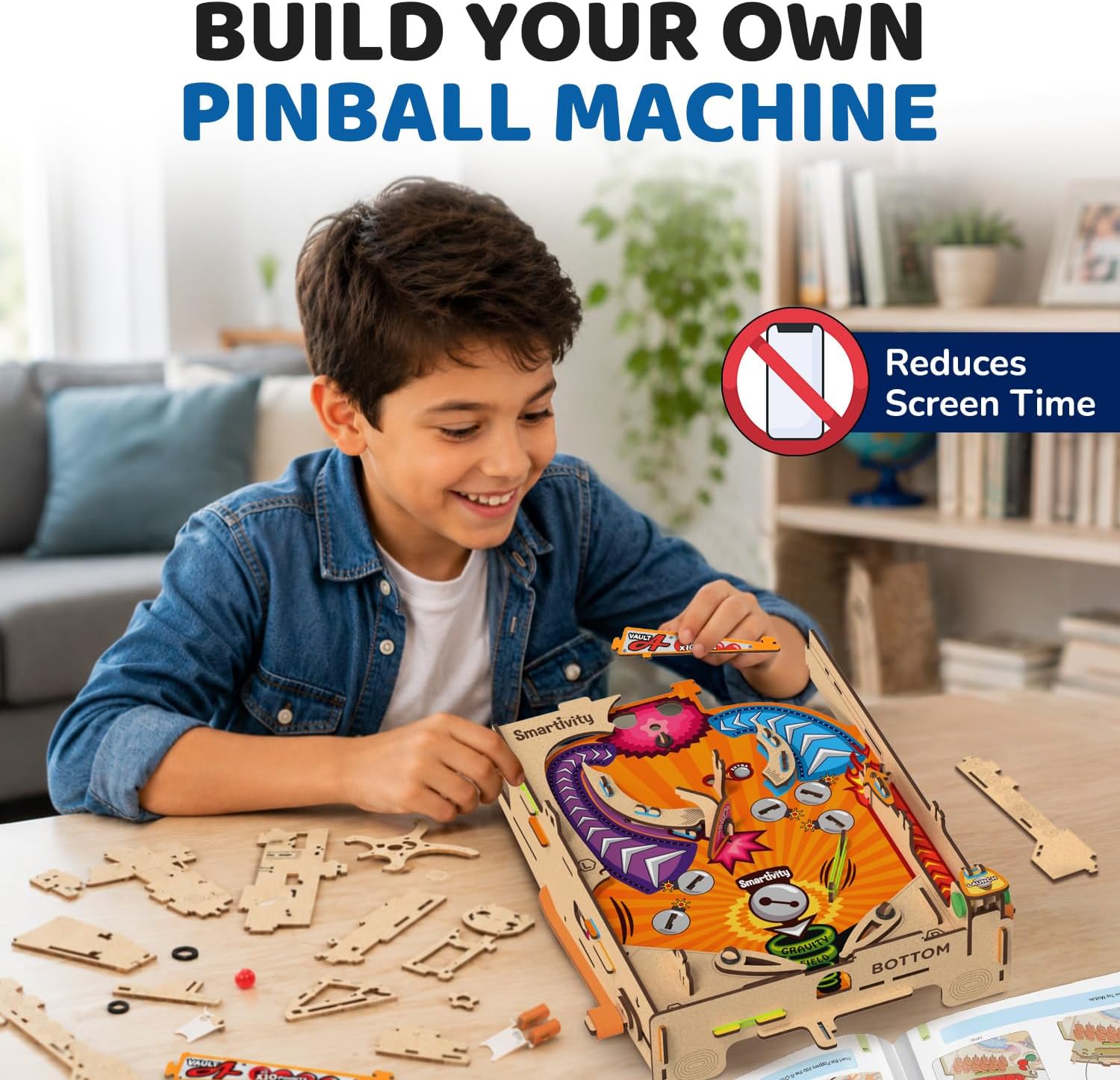 Smartivity DIY Pinball Machine I Global Award Winning Game Ages 8-99 Years - Image 4