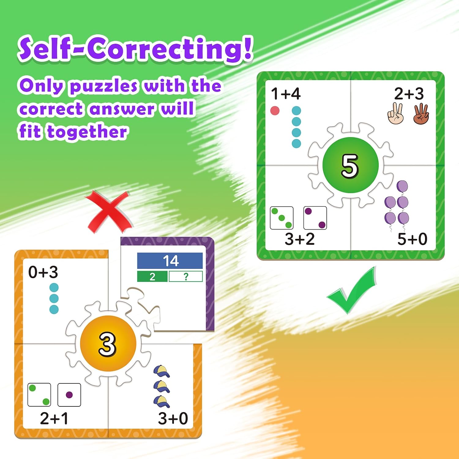 Edulok Math Games for Kids 5-7, Addition and Subtraction Educational Games, Kindergarten Learning Activities, Classroom Must Haves - Image 4