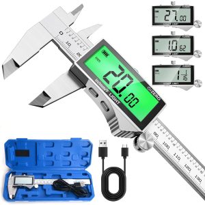 Rechargeable Digital Caliper 6 Inch...