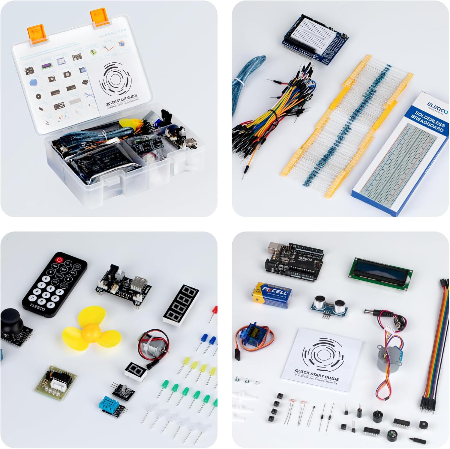 ELEGOO UNO R3 Project Super Starter Kit with PDF Tutorial for Beginners - Image 6