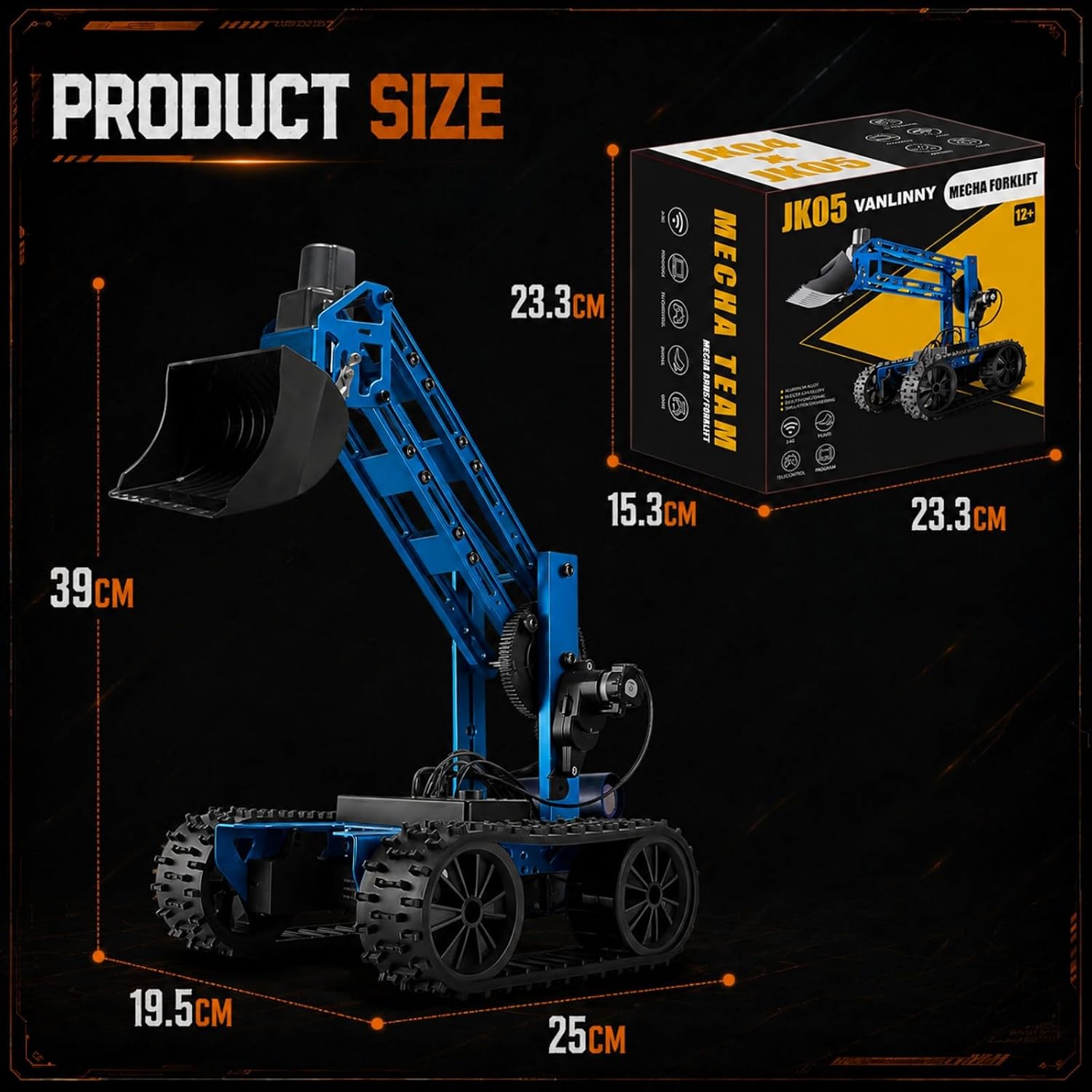 Robotic Arm Kit, Robot Kit for Kids Age 8+,STEM Building Toys 4-DOF Electronic Programming DIY Robots for Boys and Girls, Educational Science Projects,Cool Xmas Birthday Gifts for Kids. - Image 5