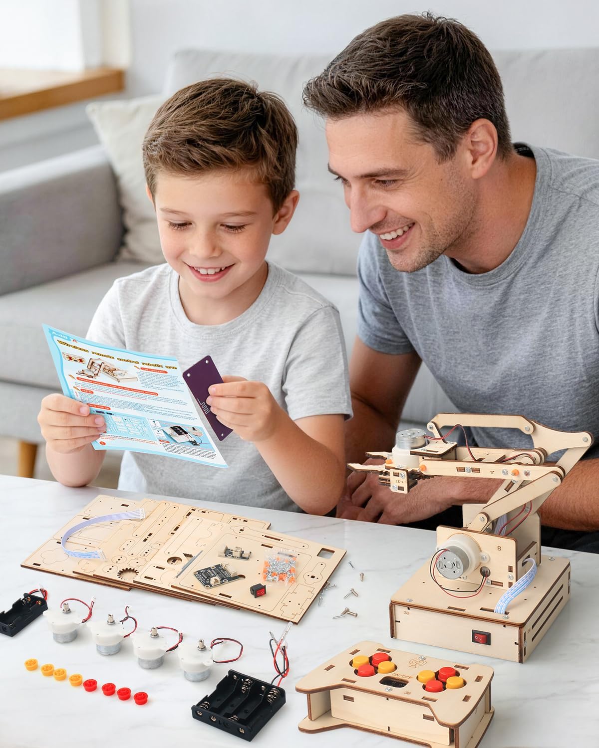 Robot Arm Kits, Robotics for Kids Ages 8-12 14-16 STEM Toys, DIY Science Experiment Engineering Building Circuits Projects, Birthday Gifts for 9 10 11 13 14 15 16+ Year Old Boys Girls Teens Adults - Image 6