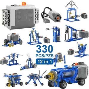 330PCS Building Kit, 12 in 1 STEM T...