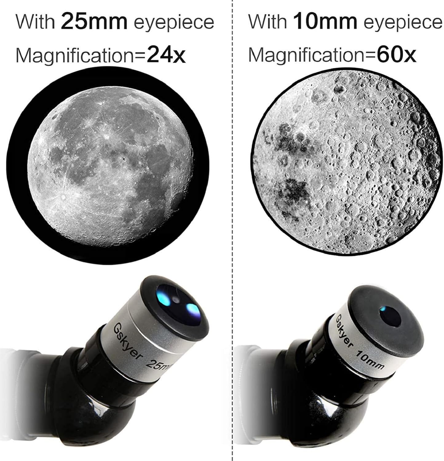 Gskyer Telescope 600x90mm AZ Astronomical Refractor Telescope for Adults - Image 2