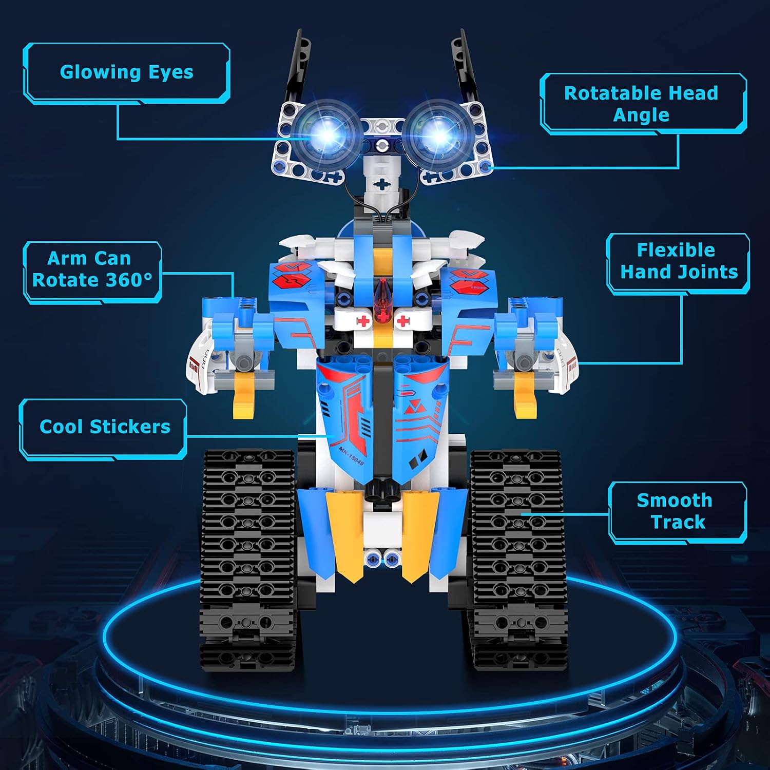 Robot Toys for 8-16 Year Old Boys Girls Kids with APP or Remote Control Science Programmable Building Block Kit, STEM Projects Educational Birthday Gifts - Image 2