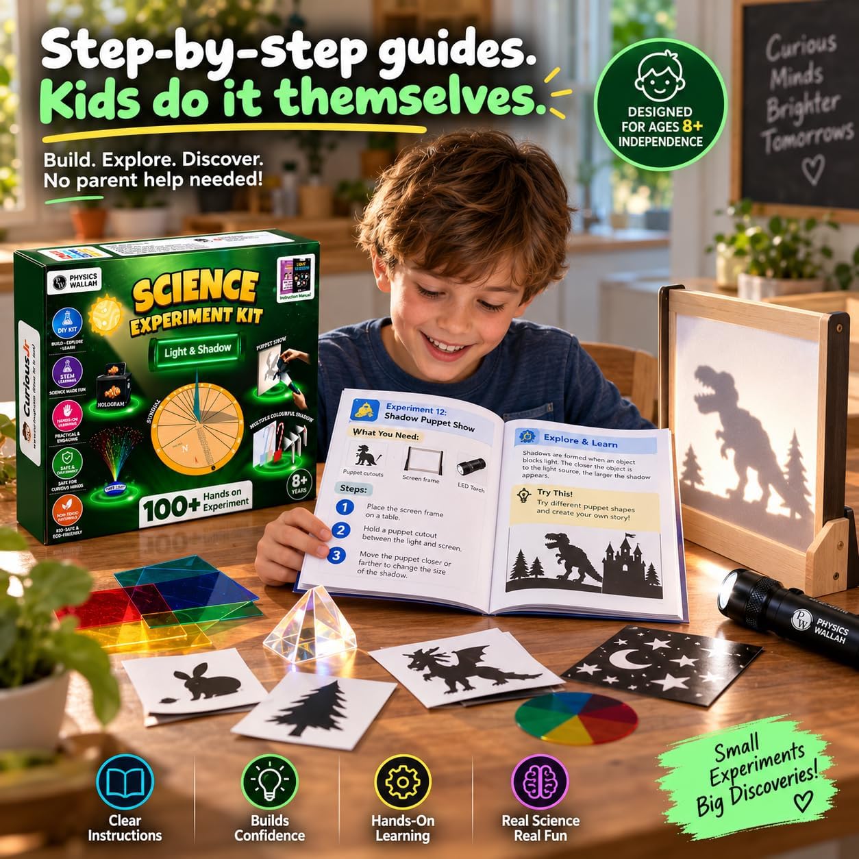 PW Science Experiment Kit for Kids Ages 8–14, 100+ STEM DIY Activities - Image 6