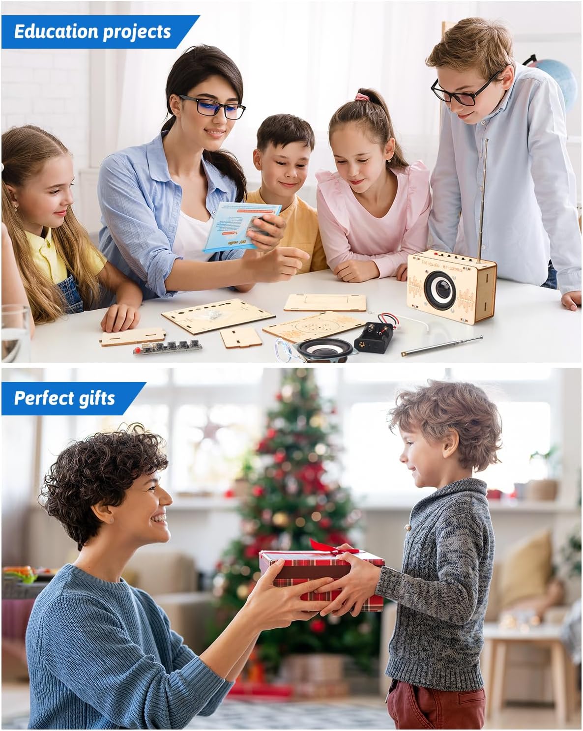 Poraxy Science Kits for Kids Age 8-12 12-14, STEM Kits 8-10, Build Your Own FM Radio Kit, Electronic DIY Experiment Engineering Building Project, Toys Gifts for Teen Boys Girls 9 11 13 15 16+ - Image 6