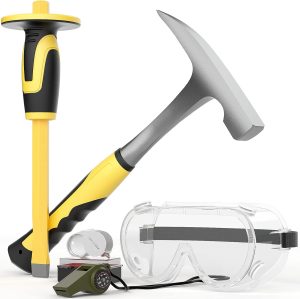 INCLY 5 PCS Geology Rock Pick Equip...