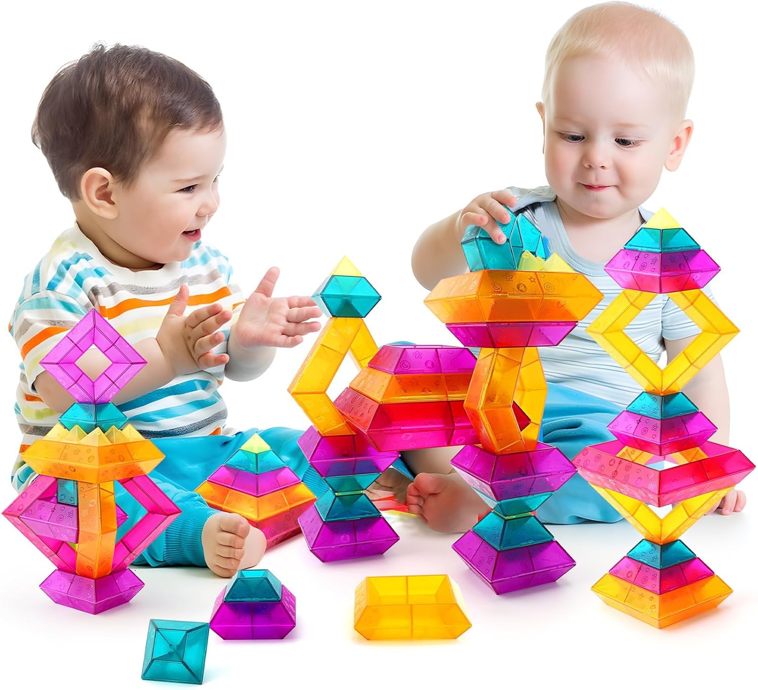 30-Piece STEM Building Blocks Set - Educational Stacking Toys for Kids - Image 8