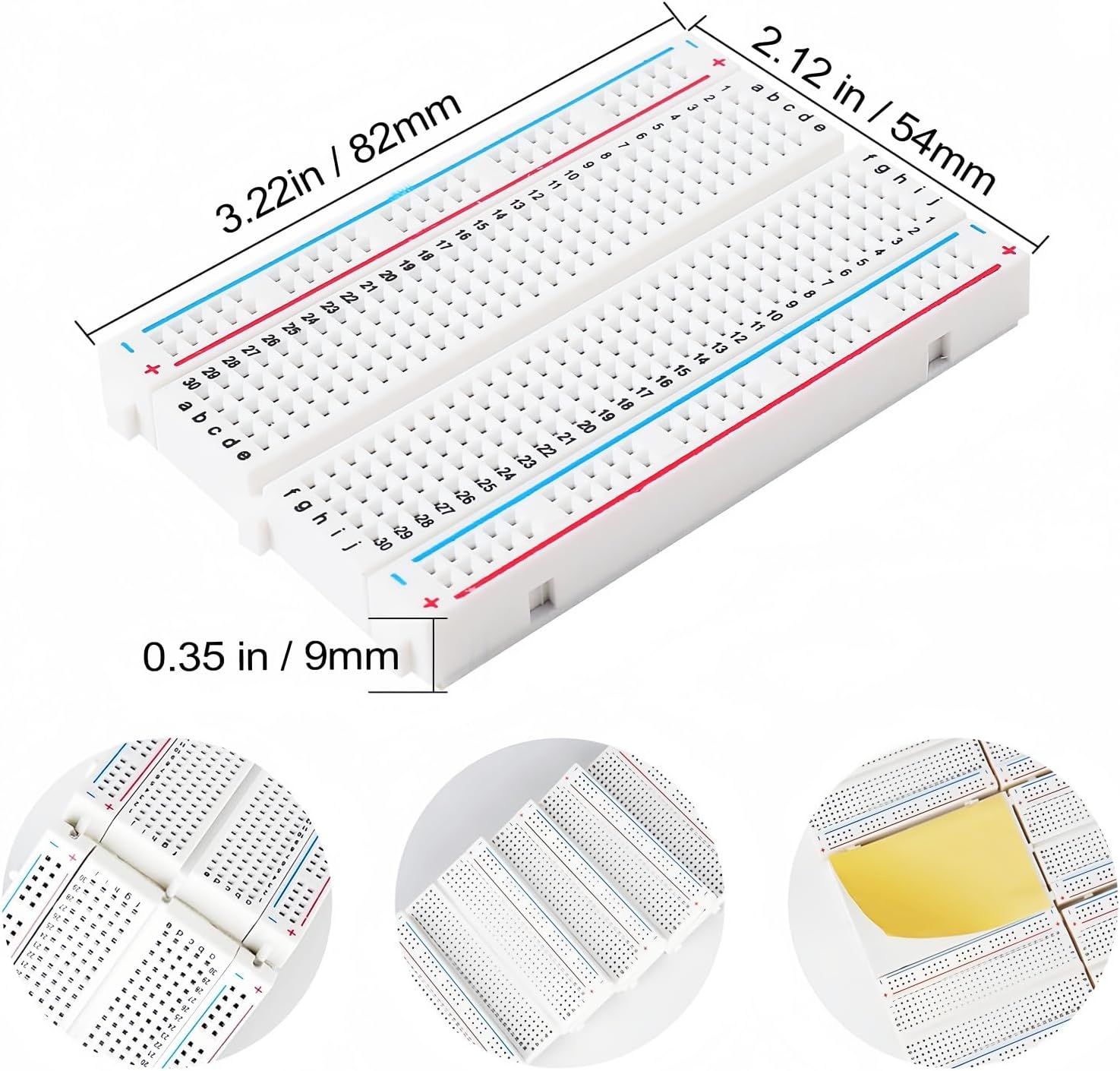 REXQualis Electronics Basic Kit w/Power Supply Module, Breadboard, Jumper Wire, LED,Resistor, comes with more than 300pcs sensors and components for fun and simple electronic projects. - Image 7