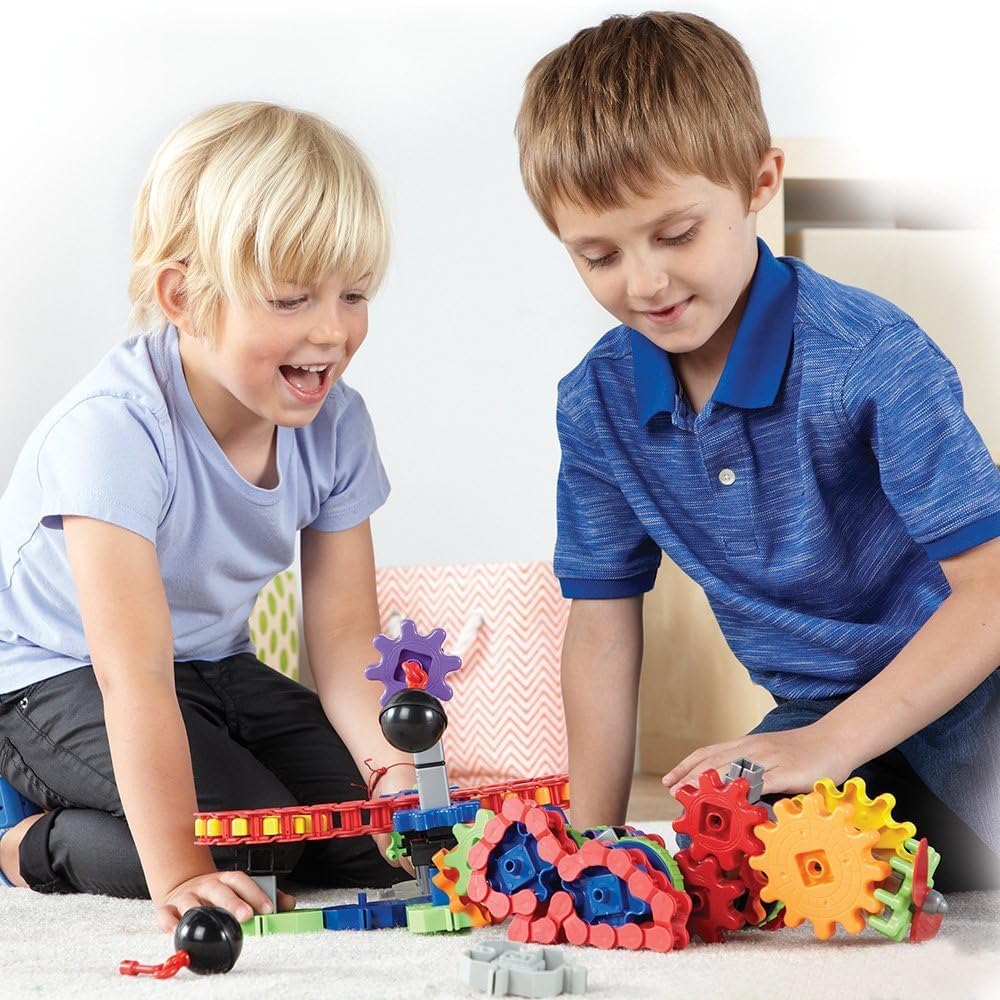 Learning Resources Gears! Gears! Gears! Machines in Motion - Toddler STEM, Building Toys for Kids, Hands-On Construction & Engineering Set, Critical Thinking, Fine Motor Skills - Image 7