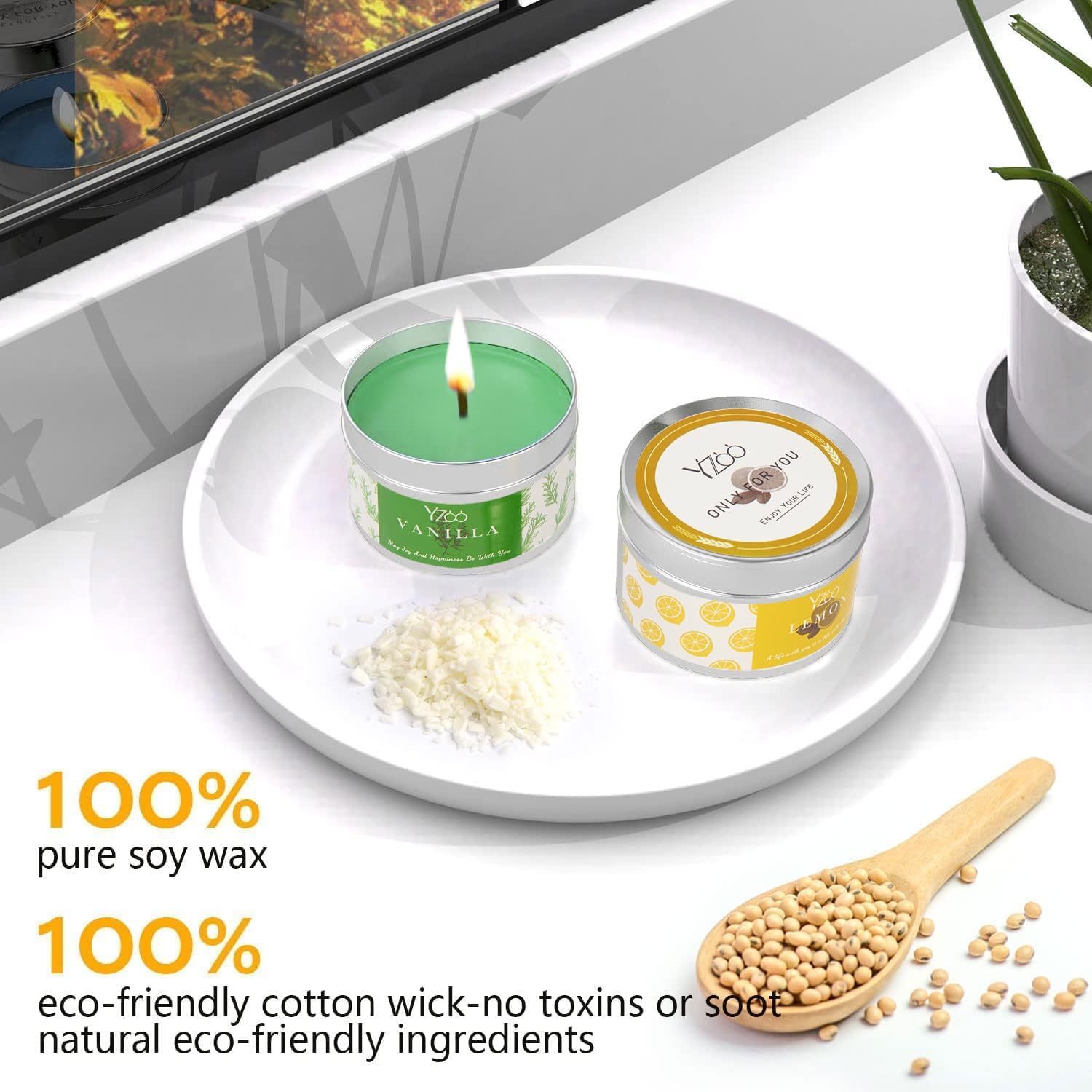Complete Candle Making Kits for Adults Beginners, DIY Candle Making Supplies Include Soy Wax,Wax Melter,Scents,Dyes,Wicks,Wicks Sticker,Candle Tins & More-Full Candle Maker Set - Arts & Crafts Kits - Image 5