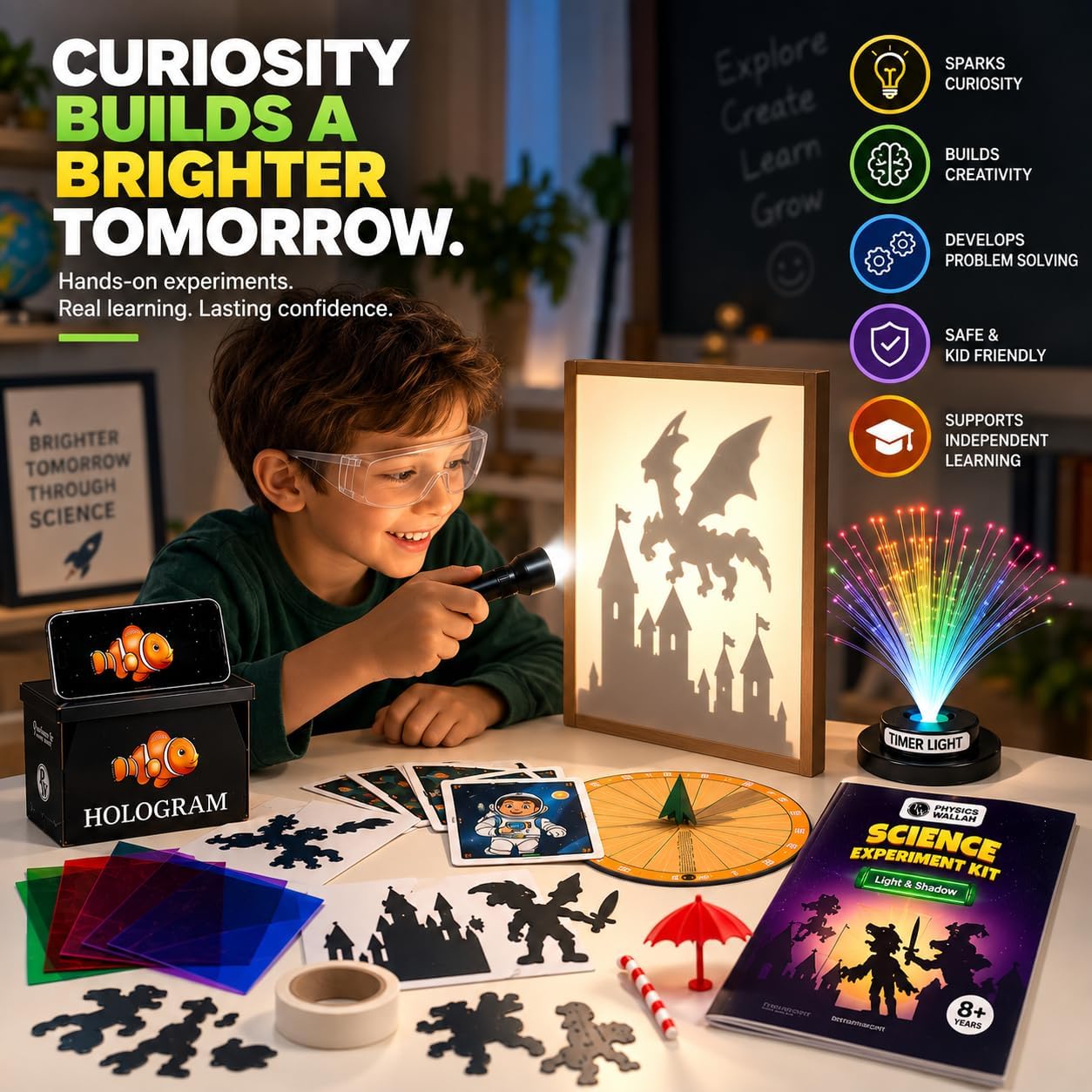 PW Science Experiment Kit for Kids Ages 8–14, 100+ STEM DIY Activities - Image 3