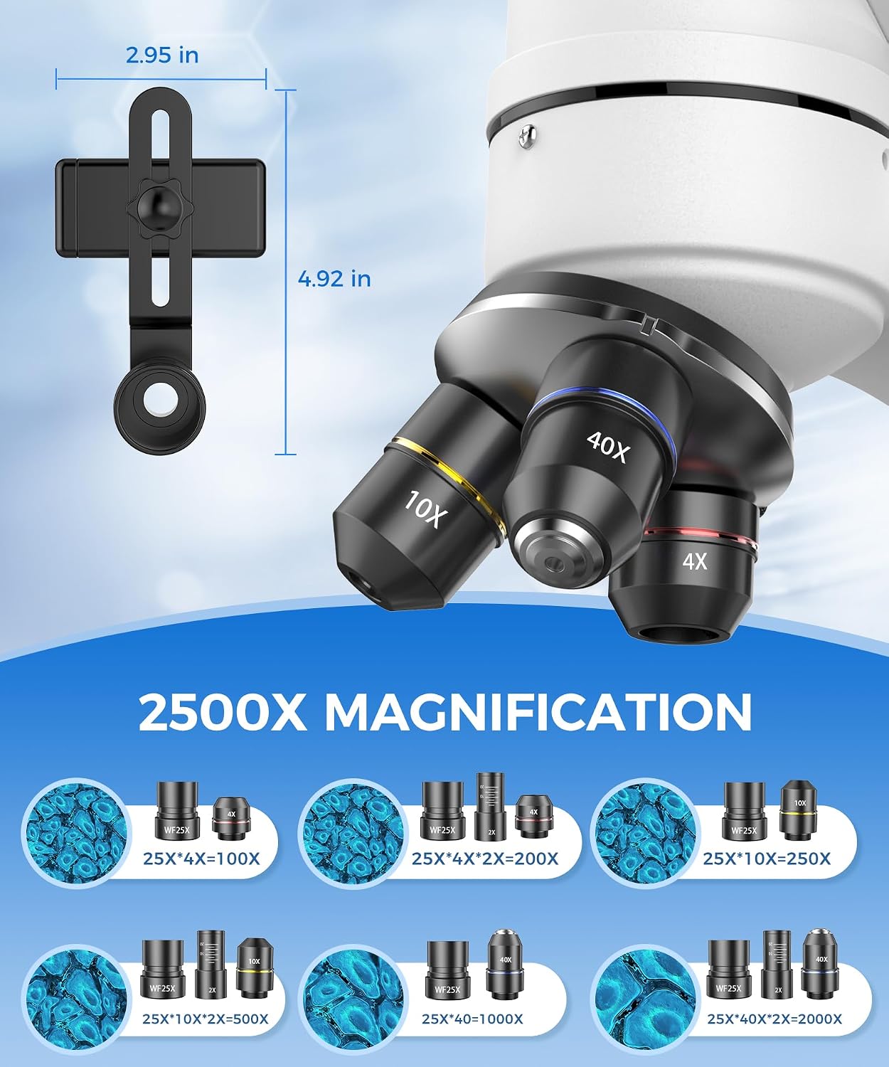 PalliPartners Compound Binocular Microscope for Adults, Professionals&Kids - Image 6