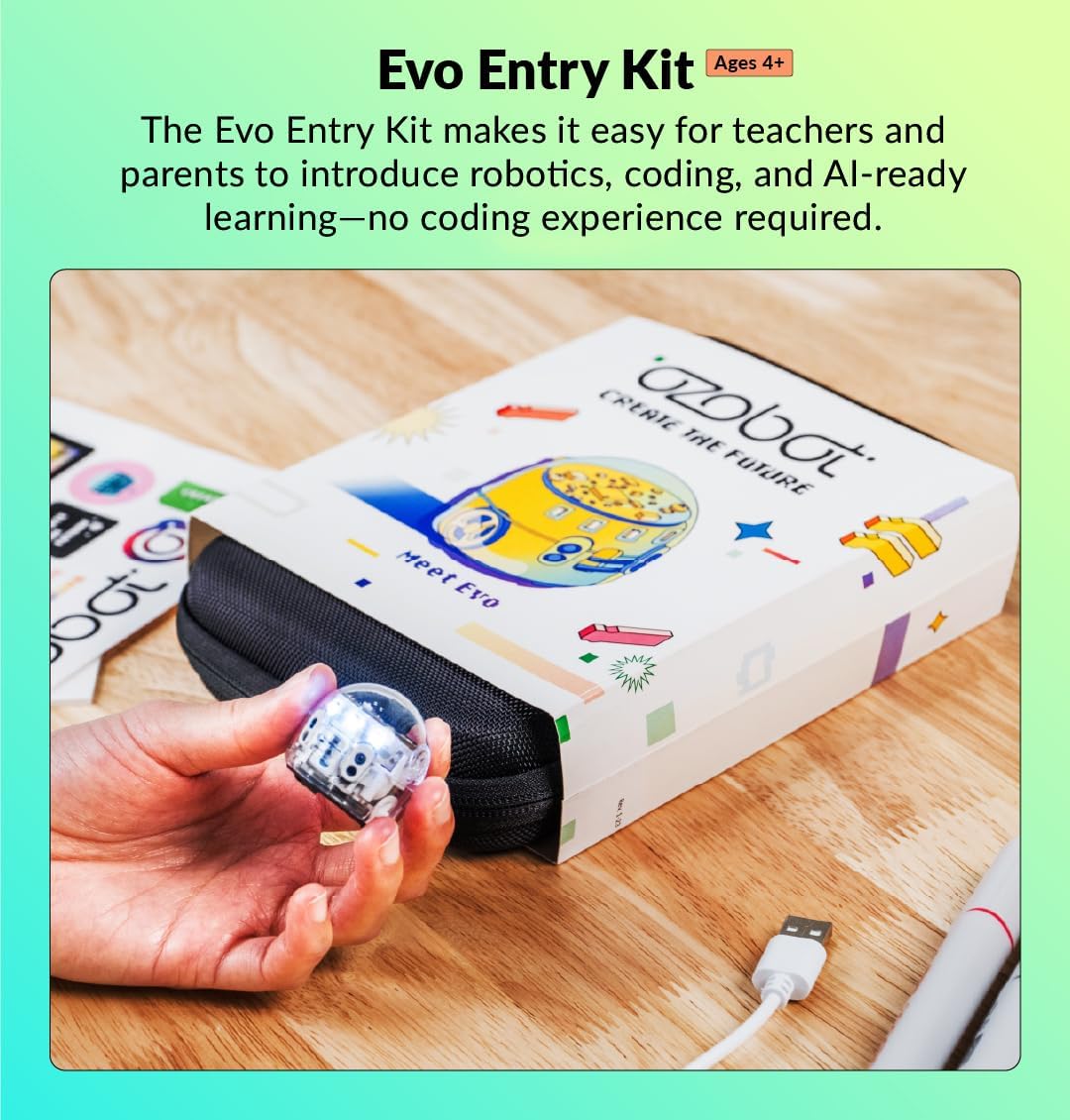 Ozobot Evo Coding Robot Kit | Ages 5-11 | STEM Coding for Kids & Teachers - Image 3
