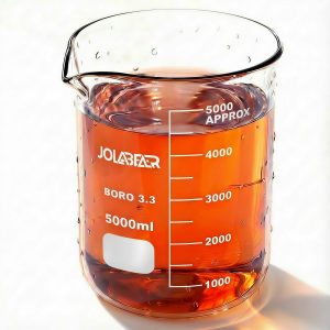 JOLABEAR 5000ml Glass Beaker, 3.3 B...